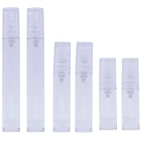 Lurrose Botellas Crema A Prueba de Fugas Recargable Vacío Líquido para Cosméticos de Viaje Cuidado de la Piel Perfumes 6…